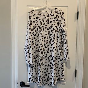 Leopard print Oversized Dress
